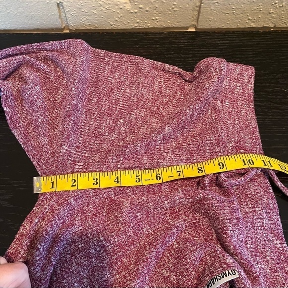 Gymshark Women Small S Slounge Ribbed High Rise Knit Leggings Drawstring Stretch - Picture 8 of 8